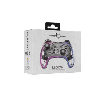 Manette de Jeu Sans Fil WHITE SHARK LEGION GPW-8039 PS4 - Transparent