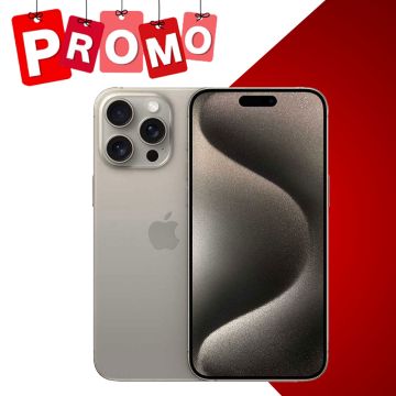 iPhone 15 PRO MAX 256GB Titane Naturel - APPLE