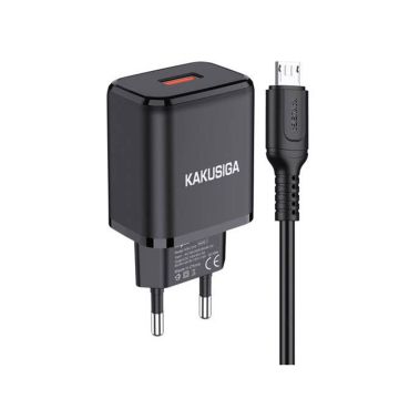 Chargeur KAKU KSC-781 1Port 2,4A Type C Noir