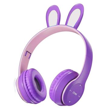 Casque Sans Fil GENERIC Pour Enfant B12 Violet