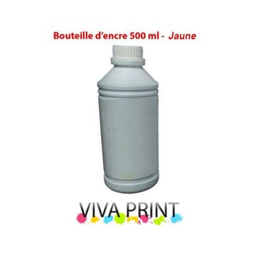 Bouteille D'encre Adaptable Universel  VIVA PRINT 500 ml Jaune