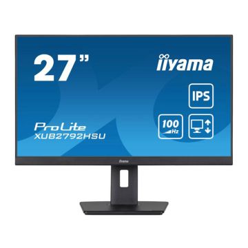 Ecran Iiyama Prolite 27" XUB2792HSU-B6  Full HD IPS 100HZ Noir 