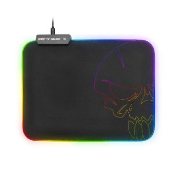 Tapis Souris Gaming SPIRIT OF GAMER LED RGB 10 MODES Medium