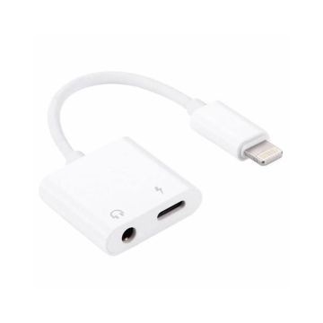 Adaptateur Lightning 2en1 MH-030 Blanc