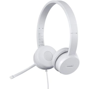  Casque Filaire LENOVO STEREOB 110 USB  Blanc