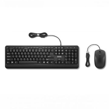 Ensemble Clavier + Souris Filaire LENOVO COMBO USB - Noir