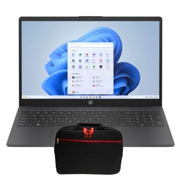 PC Portable HP 15-fd0030nk Intel N100 4Go 256Go SSD  Gris + Sacoche Gratuite