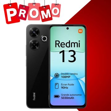 Smartphone XIAOMI Redmi 13 8Go 128Go - Noir