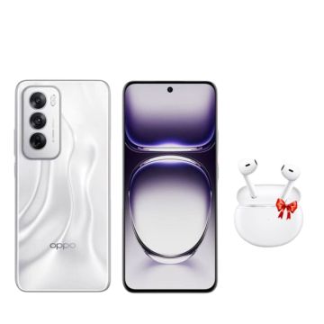 Smartphone OPPO Reno12 5G 12Go 512Go Silver + Écouteurs Sans Fil Oppo Enco AIR W32 Gratuit