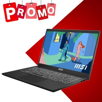 Pc Portable MSI Modern 15 B13M i5 13è Gén 16Go 512Go SSD - Noir