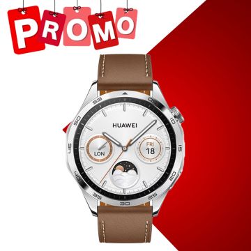 Montre Connectée HUAWEI Watch GT 5 46 mm en Cuir Marron