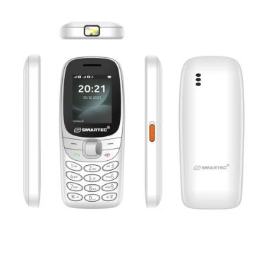  Téléphone Portable SMARTEC R6  Blanc