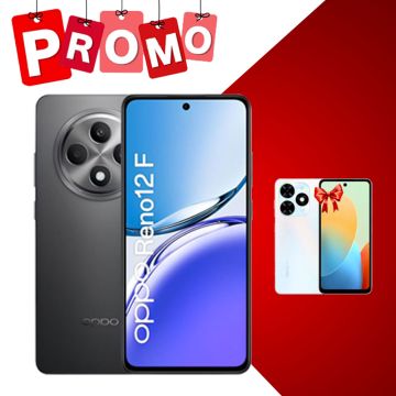 Smartphone OPPO Reno12 F 4G 8Go 256Go Gris + TECNO SPARK GO 2024 