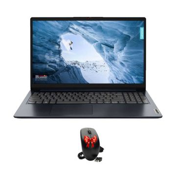 PC Portable LENOVO IdeaPad 1 15IJL7 Intel Celeron N4500 8Go 256Go SSD - Bleu +Souris  Gratuite