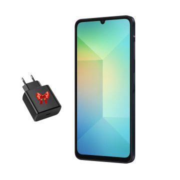 Smartphone SAMSUNG Galaxy A06 4Go 128Go Noir + Chargeur 45W Offert