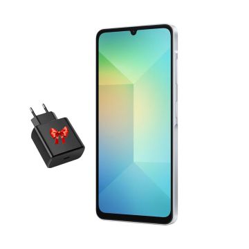 Smartphone SAMSUNG Galaxy A06 4Go 128Go Bleu + Chargeur 45W Offert
