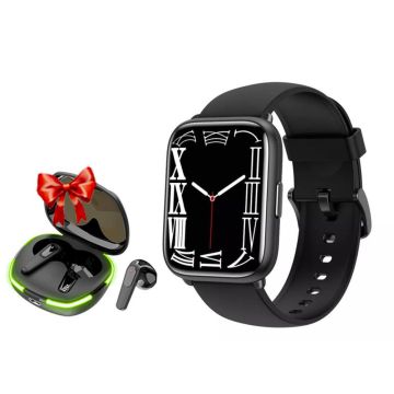 Montre Connectée LINWEAR   + Ecouteur BLUETOOTH PRO 60 Offert