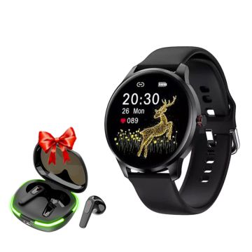 Montre Connectée LINWEAR   + Ecouteur BLUETOOTH PRO 60 Offert