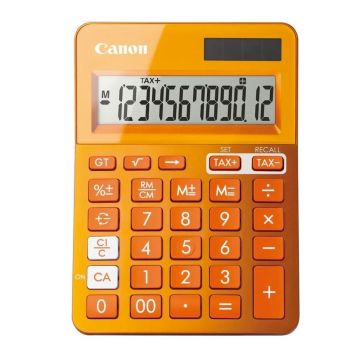 Calculatrice de bureau Canon LS-123K-MOR 12 chiffres Orange