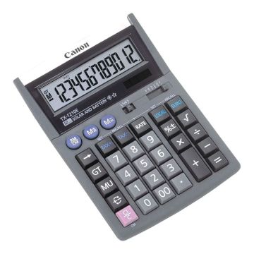  Calculatrice de bureau Canon TX-1210E 12 chiffres