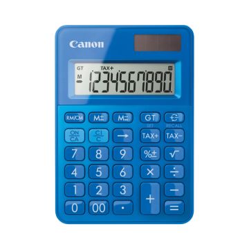 Calculatrice de bureau Canon LS-100K MBL 10 chiffres - Bleu