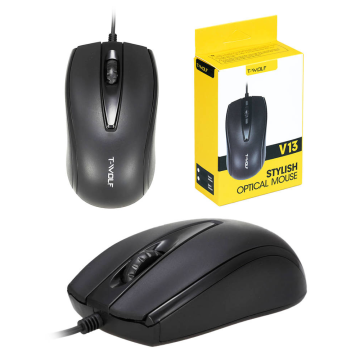 Souris Filaire T-WOLF V13 - Noir