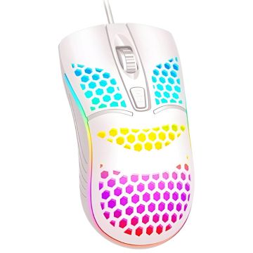 Souris  X6 RGB Blanc