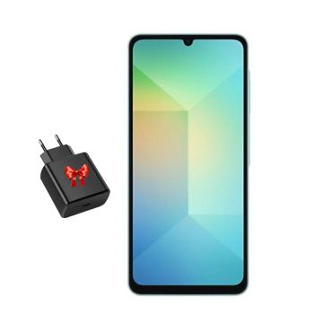 Smartphone SAMSUNG GALAXY A06 5G 4Go 64Go - Green + Chargeur 45W Offert