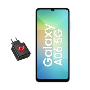 Smartphone SAMSUNG GALAXY A06 5G 4Go 64Go - Gris + Chargeur 45W Offert