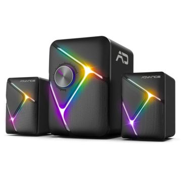 Haut Parleur Sans Fil ADVANCE Speaker 2.1 Soundphonic 11W RMS - Noir