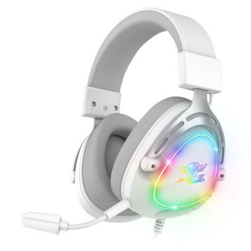  Micro Casque Gamer Filaire SPIRIT OF GAMER ELITE H40 ARTIC RGB - Blanc