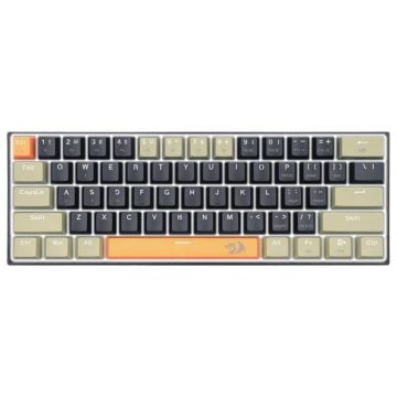 Clavier Gaming Mécanique REDRAGON LAKSHMI K606-OG&BK&GY RED SWITCH