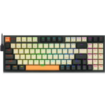  Clavier Gamer Filaire REDRAGON KITAVA K636CLO RGB Red Switch - Noir