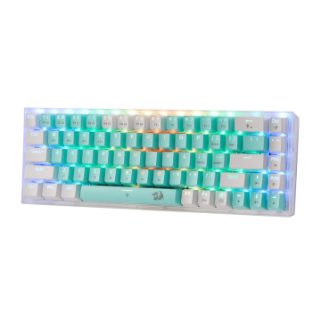Clavier Gaming Mécanique Sans Fil REDRAGON CASTOR PRO K631 - Vert Blanc