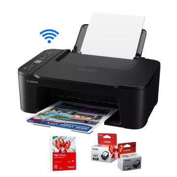 Imprimante Multifonction Jet D'encre CANON PIXMA TS3640 Couleur WiFi + Rame Papier + 2 Cartouches 