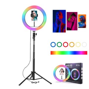 Ring Light 10" RGB avec Support 2M 281098