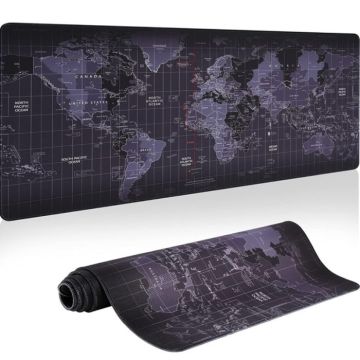  Tapis de Souris Gamer Map XXL 400 x 900 mm - Noir