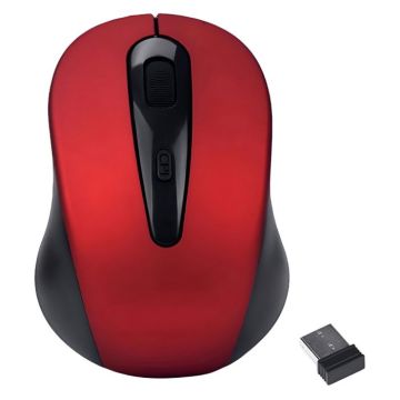 Souris Sans Fil avec récepteur USB 012004 - Rouge