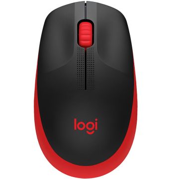 Souris Sans Fil LOGITECH M190 Full-Size Rouge
