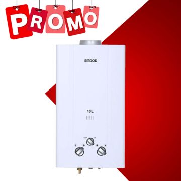 Chauffe Bain EMROD À Gaz Naturel 10L Blanc