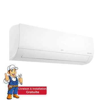 Climatiseur LG 12000 BTU Dual Inverter Smart Chaud/Froid  Avec Installation et livraison gratuites