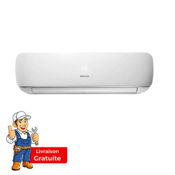 Climatiseur  HISENSE 12000 BTU Chaud/Froid Smart - Garantie 3ans Avec Livraison Gratuite