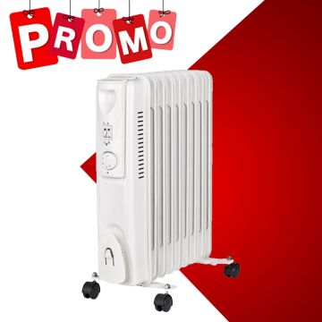 Radiateur Bain d'Huile RADIOLA RAD9F2000 9 Éléments 2000W - Blanc