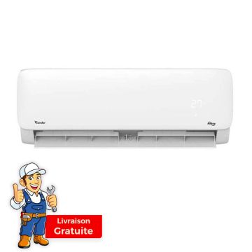 Climatiseur Condor Inverter 9000 BTU Chaud Froid / Blanc Avec Livraison Gratuite