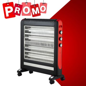 Chauffage électrique Quartz W- HQ1271 PRESTIGIA Avec Roulette
