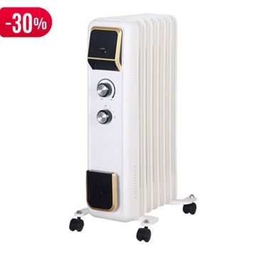 Radiateur à Bain De Huile  W-HOF120-7 PRESTIGIA Blanc