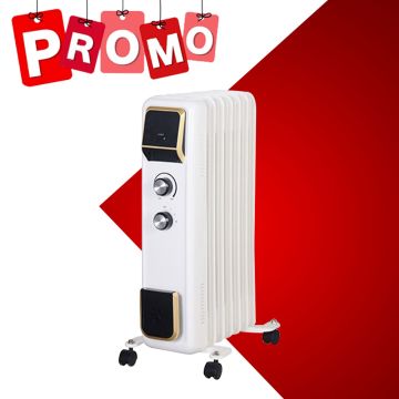 Radiateur à Bain De Huile  W-HOF120-7 PRESTIGIA Blanc