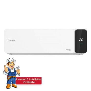 Climatiseur BIOLUX INVERTER Smart 24000 BTU Chaud / Froid - Blanc Avec Installation et livraison gratuites