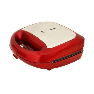 Appareil Panini 3en1 Gaufre-Zouza HK213GO 750W Rouge FLORENCE