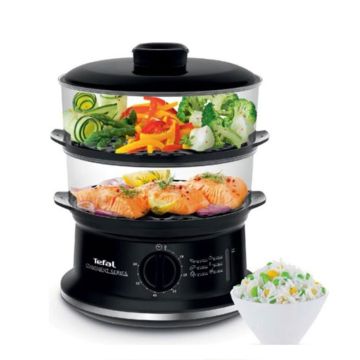 Cuiseur à Vapeur Steam Cooker 900W Noir TEFAL